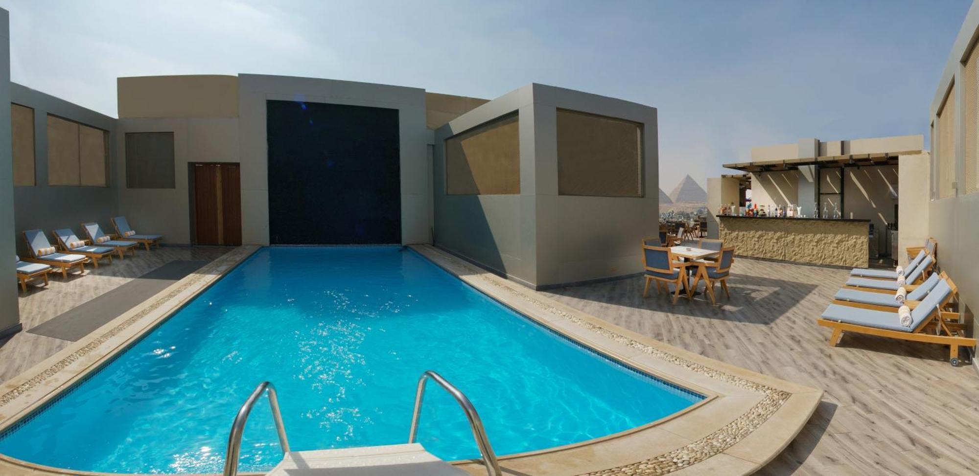 Stay Inn Pyramids Hotel Al Kawm al Akhdar Exteriör bild